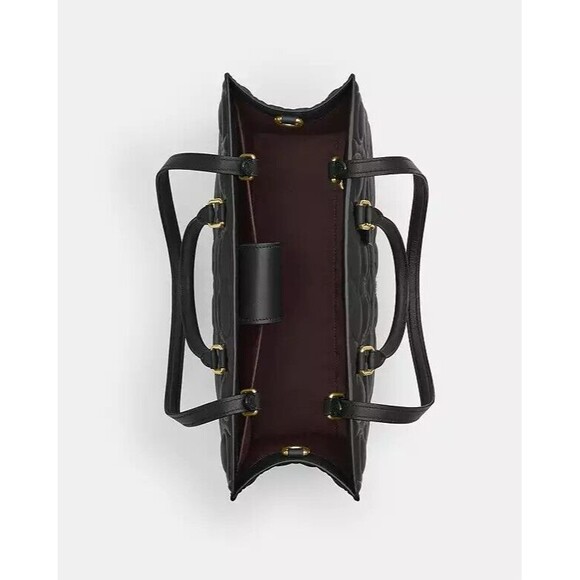 Maggie Tote Bag In Signature Leather CY672- New - Picture 3 of 10